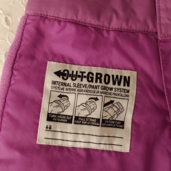 Girls Columbia Outgrown Ski Pants Pink Size M - Picture 2 of 13